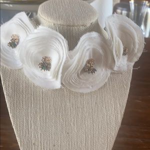 Anthropologie floral necklace